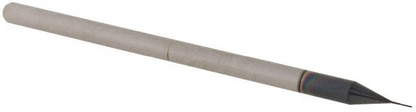 0.0100" 3-Flute Solid Carbide Ball End Mill, AlTiN - Accupro 14883911
