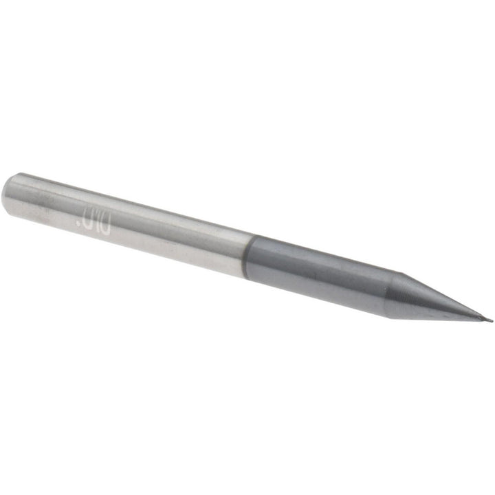0.0100" 4-Flute Solid Carbide Ball End Mill, AlTiN - Accupro 12465757