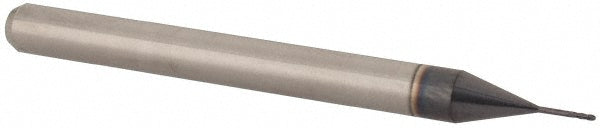 1/64" 4-Flute Solid Carbide Ball End Mill, AlTiN - Accupro 14797493