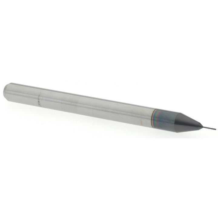 0.0100" 4-Flute Solid Carbide Ball End Mill, AlTiN - Accupro 14968920