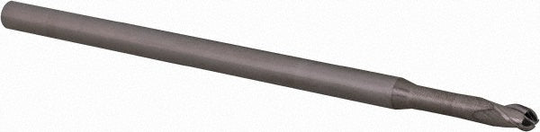 0.1000" 3-Flute Solid Carbide Ball End Mill - Accupro 14883940