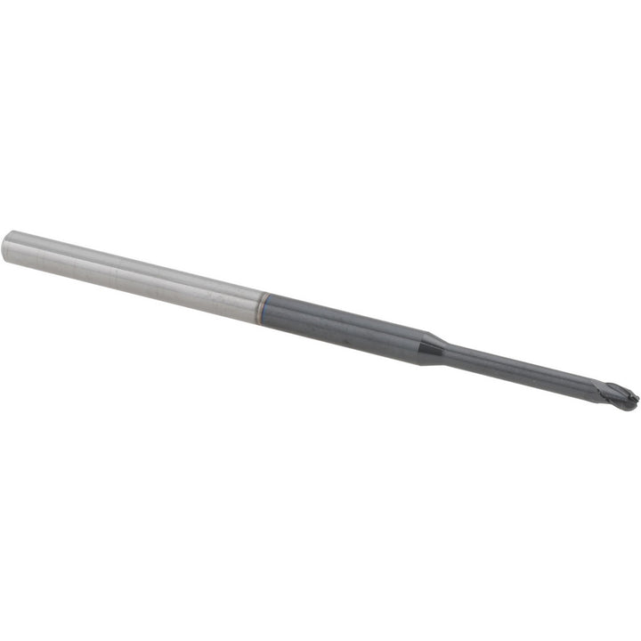 0.0850" 3-Flute Solid Carbide Ball End Mill, AlTiN - Accupro 14883944