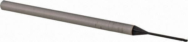 1/32" 3-Flute Solid Carbide Ball End Mill, AlTiN - Accupro 14881948