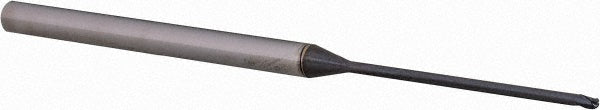 3/64" 3-Flute Solid Carbide Ball End Mill, AlTiN - Accupro 14881950