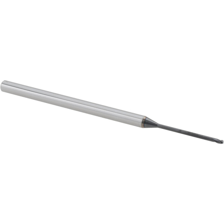 0.0450" 3-Flute Solid Carbide Ball End Mill, AlTiN - Accupro 14883968