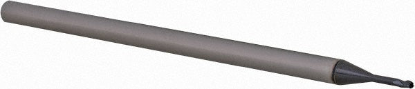 0.0400" 3-Flute Solid Carbide Ball End Mill, AlTiN - Accupro 14883970