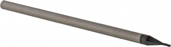 1/32" 3-Flute Solid Carbide Ball End Mill, AlTiN - Accupro 14881966