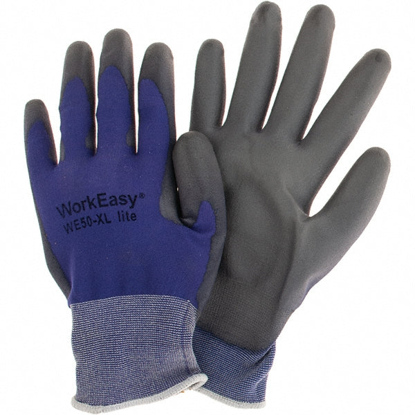X-Large Gray; Blue Nylon Blend Cut-Resistant; Puncture-Resistant Gloves - North WE50-XL
