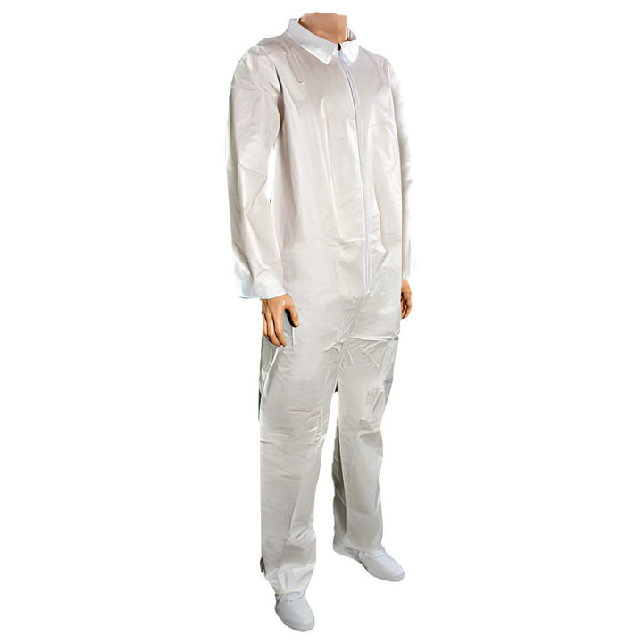 2X-Large White Liquid Protective Garment - Cellucap 5702XXL