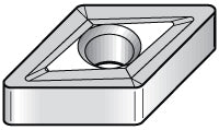 D - Diamond (Rhombic) 55-Deg 1/2" IC Carbide Insert, Grade KC850, TiC - Kennametal 1158326
