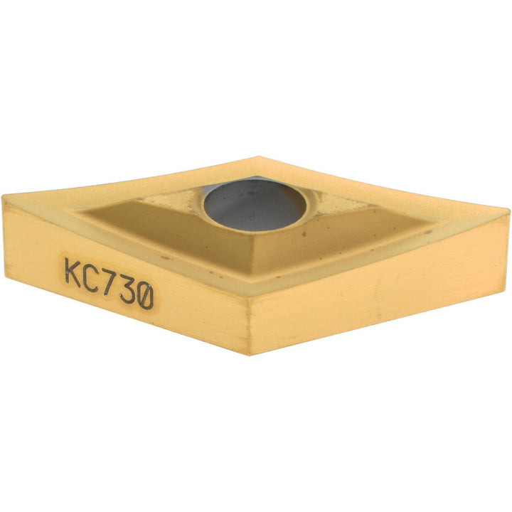 D - Diamond (Rhombic) 55-Deg 1/2" IC Carbide Insert, Grade KC730, TiN - Kennametal 1160913