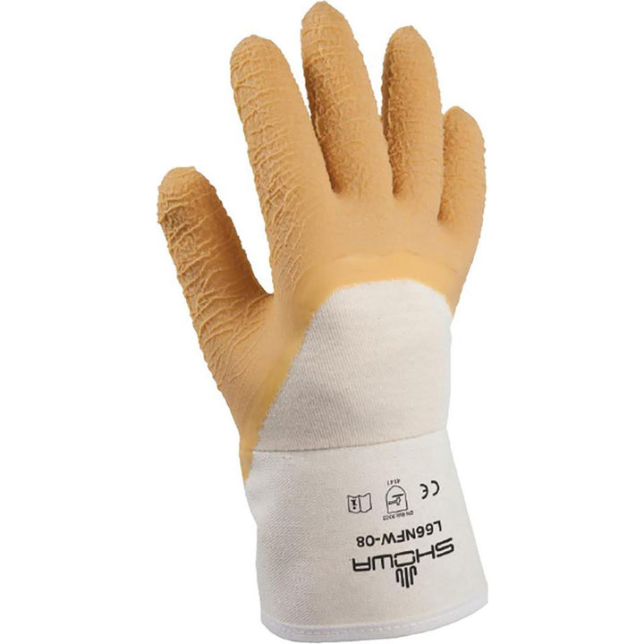 Small White Cotton General Purpose Gloves - SHOWA L66NFW-08