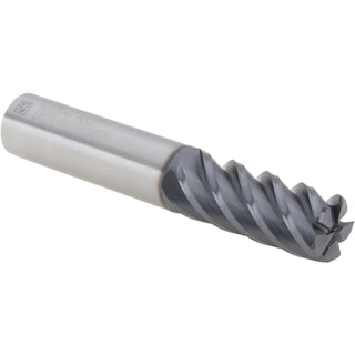 1/2" 5-Flute Solid Carbide Corner Radius End Mill, AlTiN - Seco 17007036