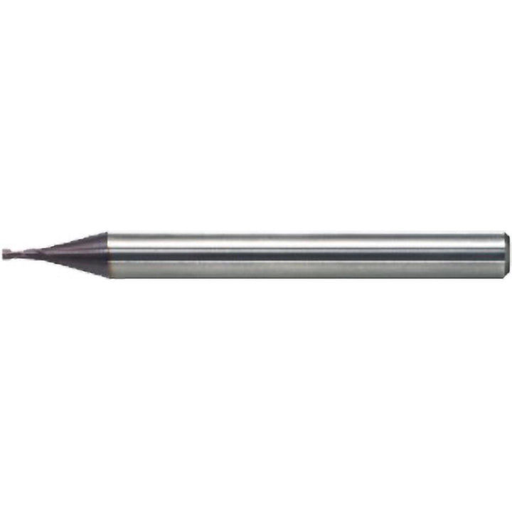 0.0394" 2-Flute Solid Carbide Square End Mill, AlTiN - Mitsubishi 218739