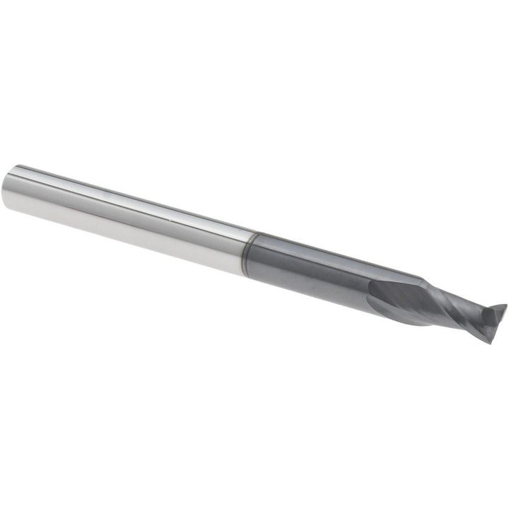 7/64" 2-Flute Solid Carbide Square End Mill, AlTiN - Accupro 14797033