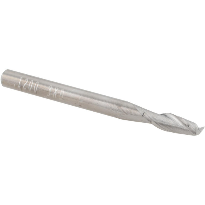 0.1200" 2-Flute Solid Carbide Square End Mill - Accupro 12462648