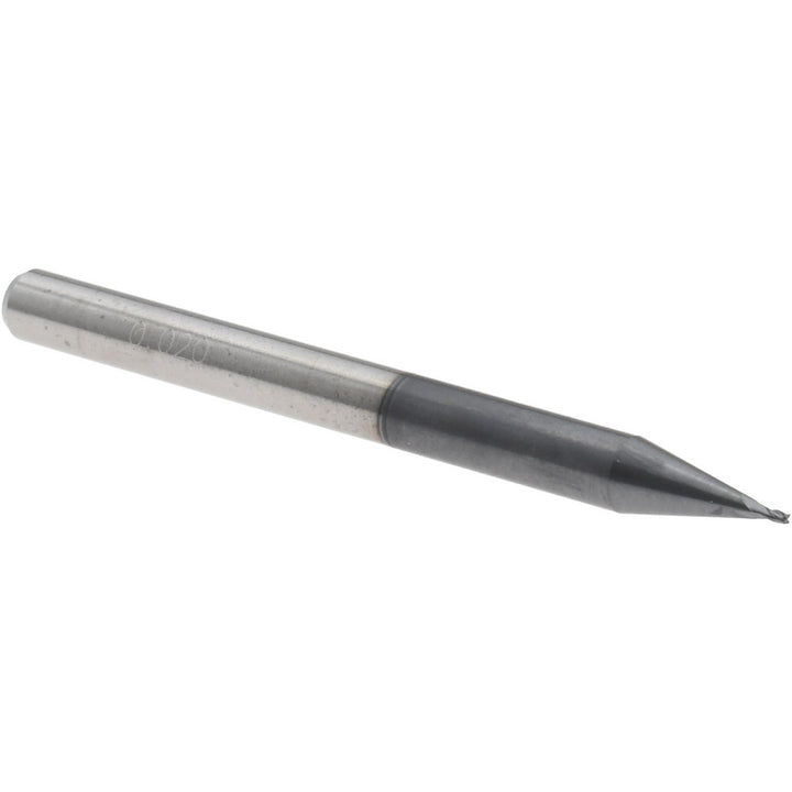 0.0200" 4-Flute Solid Carbide Square End Mill, AlTiN - Accupro 12464828