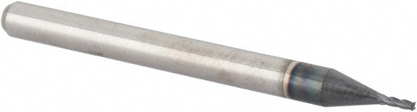 1/32" 4-Flute Solid Carbide Square End Mill, AlTiN - Accupro 12468645