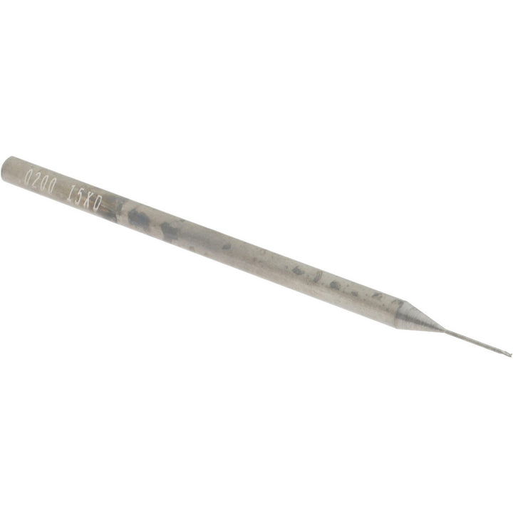 0.0200" 3-Flute Solid Carbide Square End Mill - Accupro 14797150
