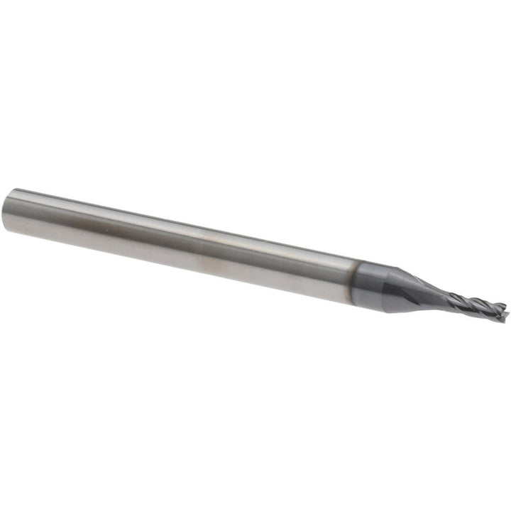 0.0530" 4-Flute Solid Carbide Square End Mill, AlTiN - Accupro 14796967