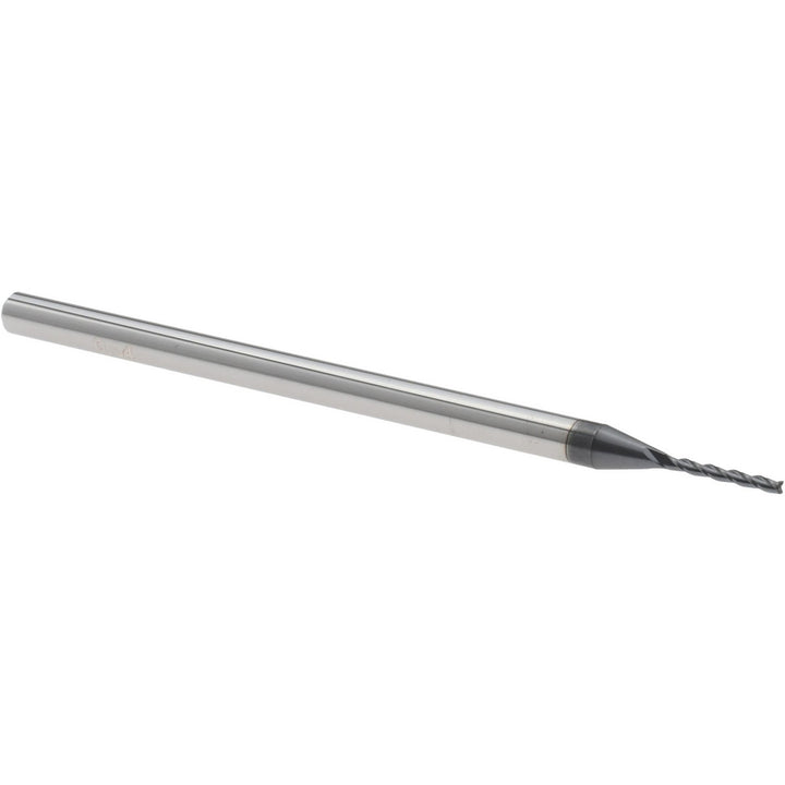 0.0400" 3-Flute Solid Carbide Square End Mill, AlTiN - Accupro 14883478