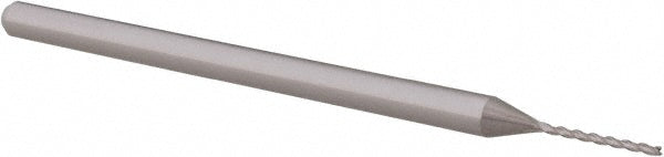 1/32" 3-Flute Solid Carbide Square End Mill - Accupro 14883485