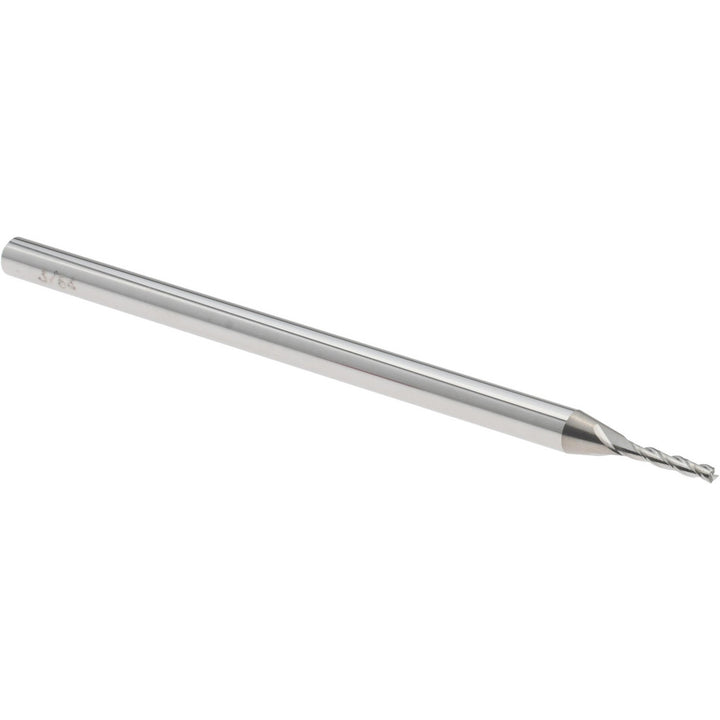3/64" 3-Flute Solid Carbide Square End Mill - Accupro 14883518