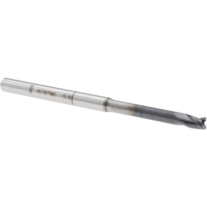 5/32" 3-Flute Solid Carbide Square End Mill, AlTiN - Accupro 14797313