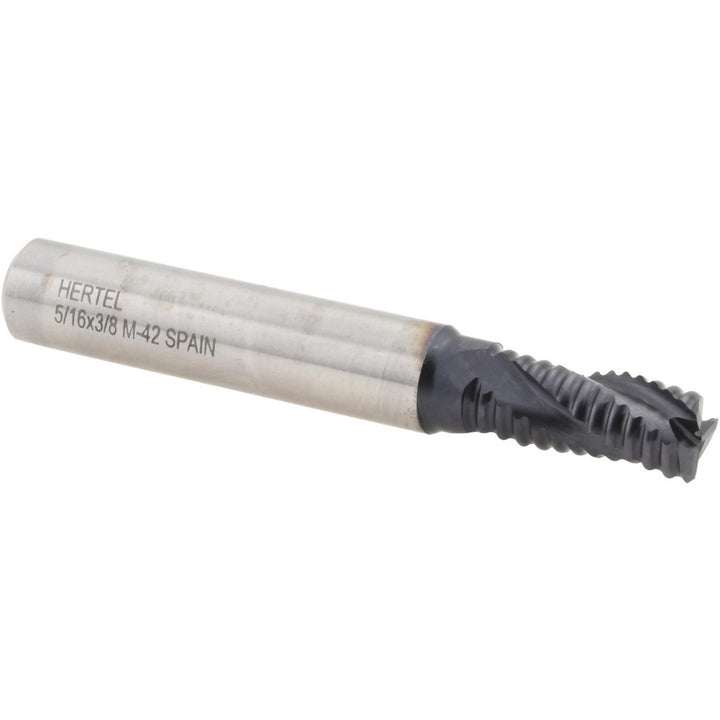 0.3125" 3-Flute Cobalt Roughing End Mill, TiAlN - Hertel 62888912
