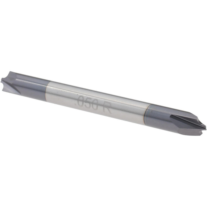 3/16" 2-Flute Solid Carbide Corner Rounding End Mill, AlTiN - Harvey Tool 46050-C3