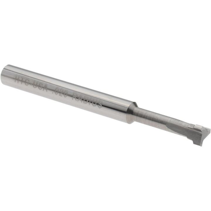 3/16" 3-Flute Solid Carbide Back Corner Rounding End Mill - Harvey Tool 16020