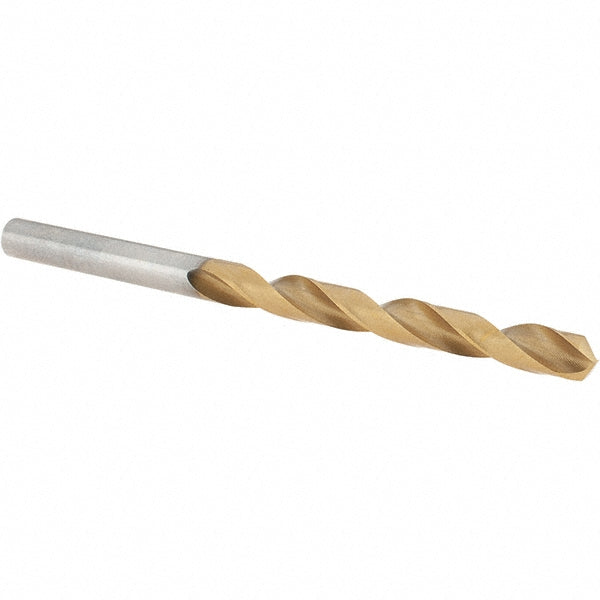 1/4" High Speed Steel Drill Bit, TiN, 118° point - Guhring 9006510063500
