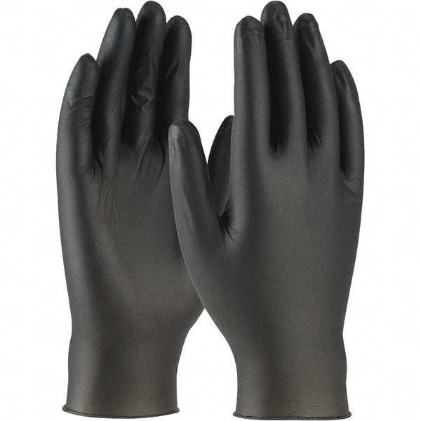 Black Nitrile Gloves - PIP 63-632PF/XL