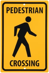 PEDESTRIAN CROSSING Sign - AccuformNMC TM25H