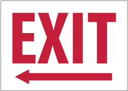 Exit Sign - AccuformNMC MSCMELRB