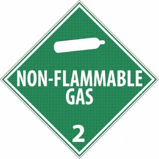 NON-FLAMMABLE GAS 2 Sign - AccuformNMC DL6R