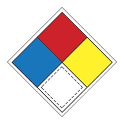 Hazardous Materials Systems Sign - AccuformNMC HMS15P