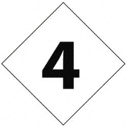 Number Label - AccuformNMC DCN64