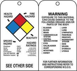 Warning Tag - AccuformNMC RPT77