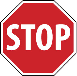 STOP Sign - AccuformNMC TM34R