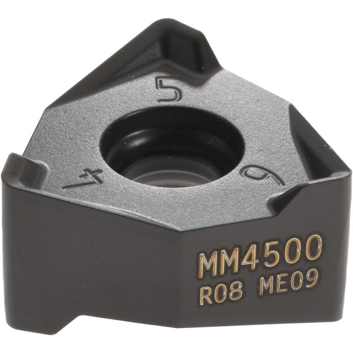 XNEX080608TR-ME09 Solid Carbide Insert, Grade MM4500, TiCN - Seco 02743972