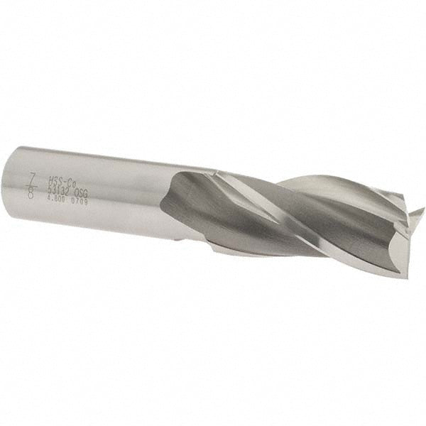 7/8" 3-Flute Cobalt Square End Mill - OSG 5313200