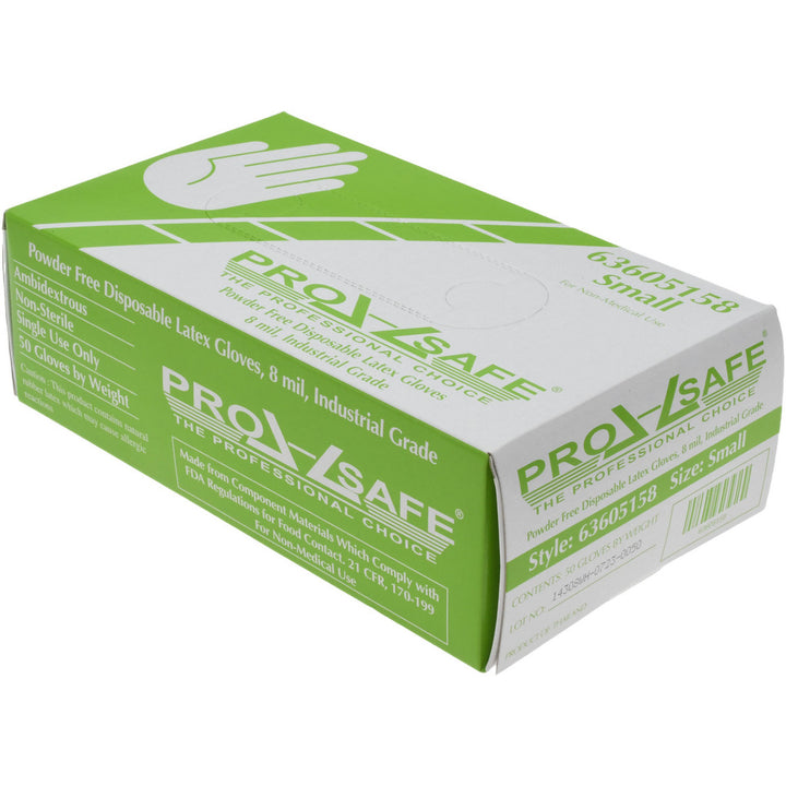 Natural Latex Gloves - PRO-SAFE GL8N-8PFS