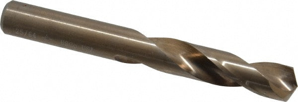 25/64" Cobalt Screw Machine Drill Bit, Coated, 135° point - Cleveland C14709