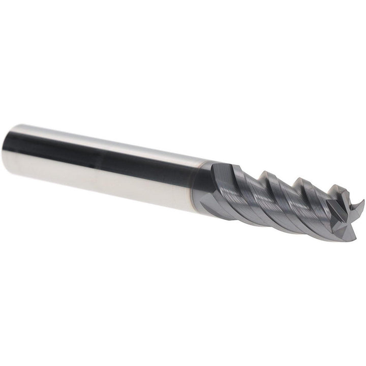 3/8" 4-Flute Solid Carbide Square End Mill, TiAlN - Iscar 5620954
