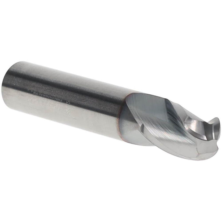 3/8" 3-Flute Solid Carbide Ball End Mill, TiCN - Accupro 2500306