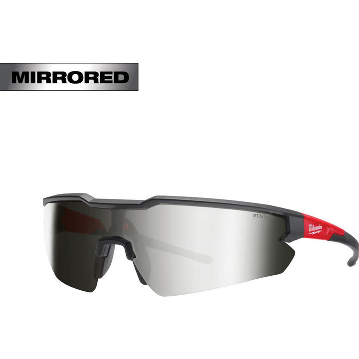 Oversized Silver Mirror Safety Glasses - Milwaukee Tool 48-73-2019