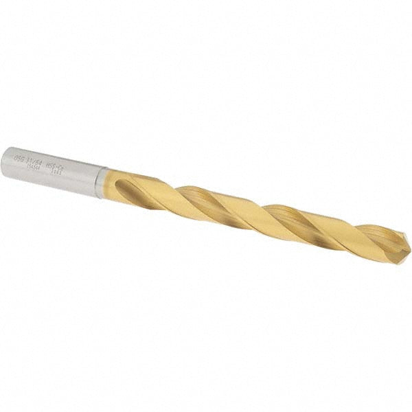 31/64" Cobalt Drill Bit, TiN, 130° point - OSG 15484405