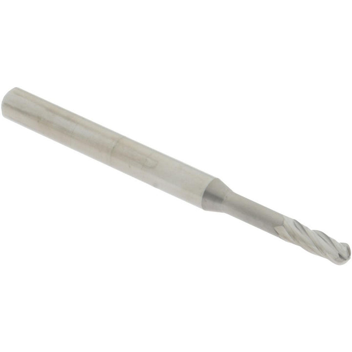 0.0850" 4-Flute Solid Carbide Ball End Mill - Accupro 14797512