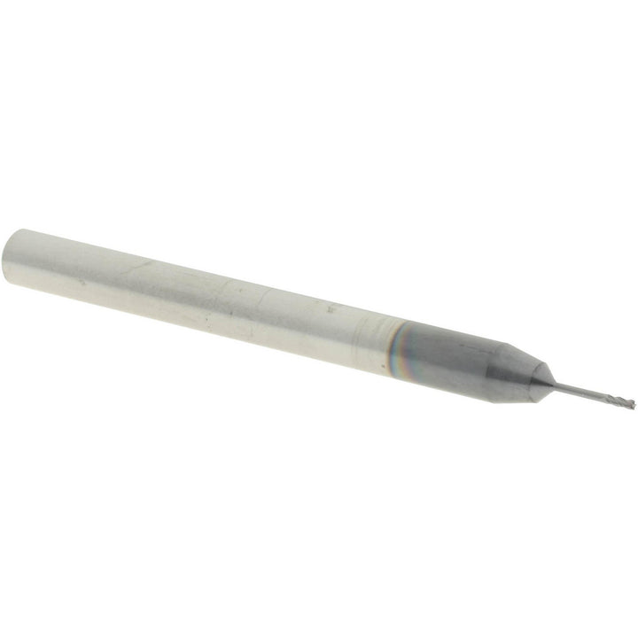0.0200" 4-Flute Solid Carbide Square End Mill, AlTiN - Accupro 14899836
